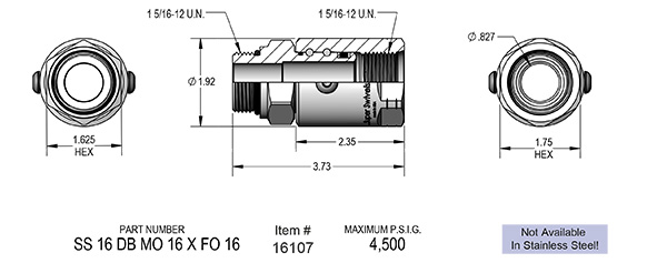 SS 16 DB MO 16 X FO 16