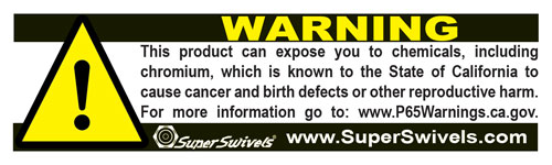 CA Prop 65 Warning